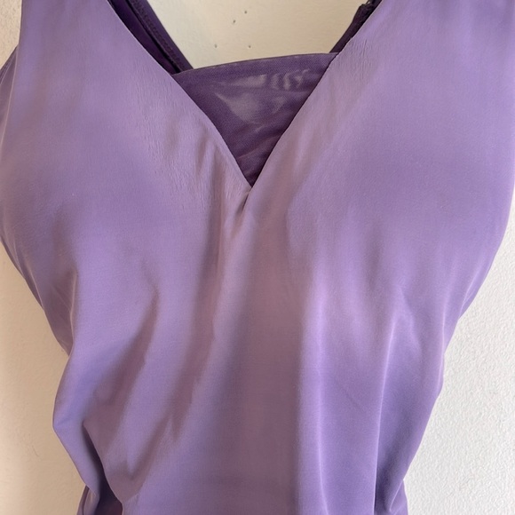 Lands End Ombré Ruched One Piece Swimsuit - Picture 2 of 4